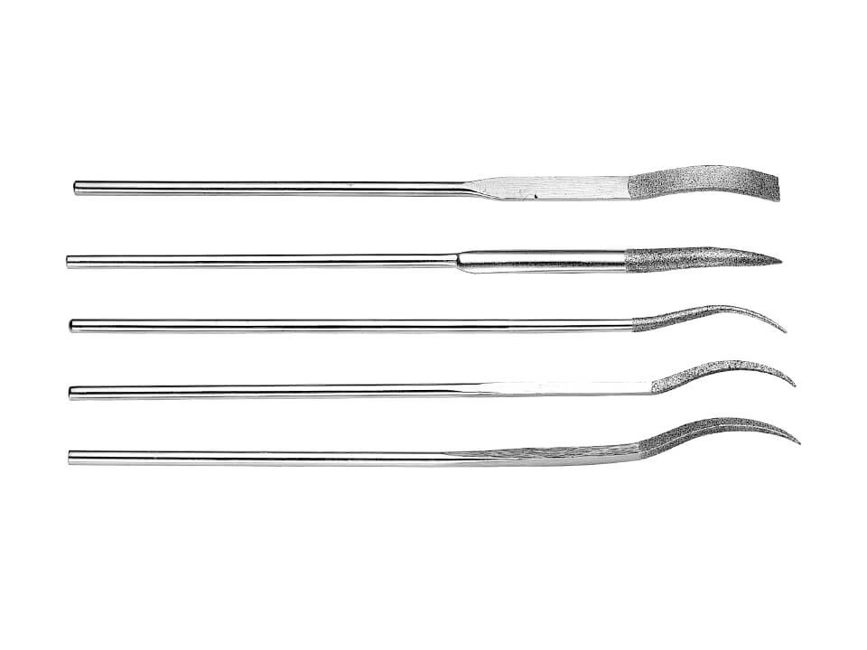  BF-60, BF-80, BF-90 Diamond Bent Files 
