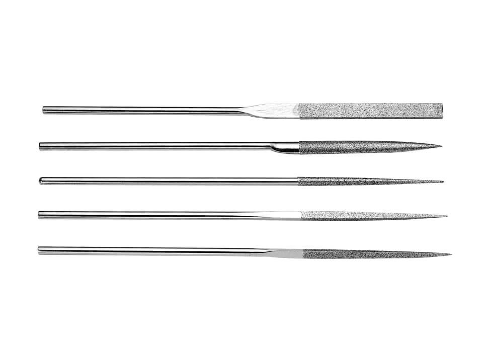  PF-30 Diamond Needle Files - Ø3.4mm Shank 